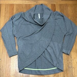 Lululemon Athletica Heather Gray Post work out Jacket